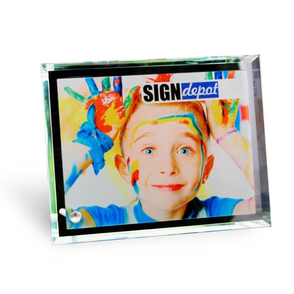 Sublimation glass photo frame 230x180x10mm