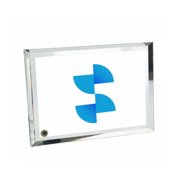 Szublimációs üveg asztali kép 230x180x10mm