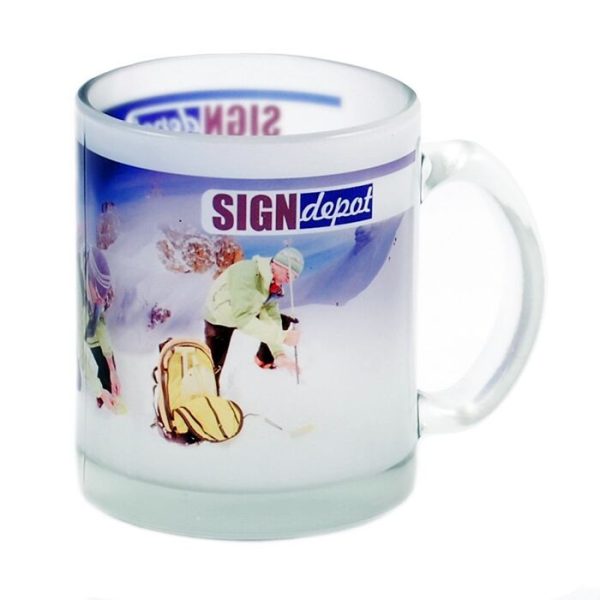 Sublimation frosted glass mug