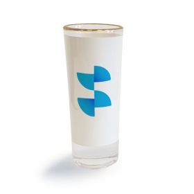Szublimációs üveg feles pohár - víztiszta
