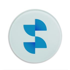 Szublimációs üveg pohár alátét - kör