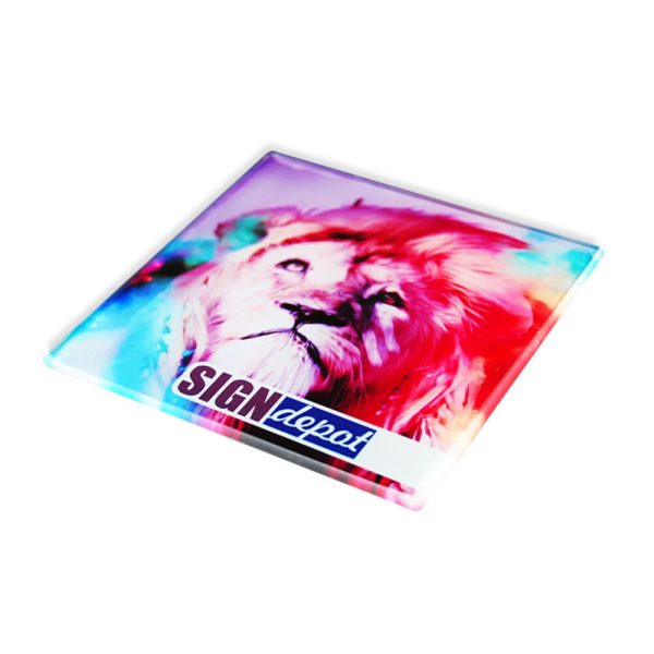 Sublimation glass coaster square