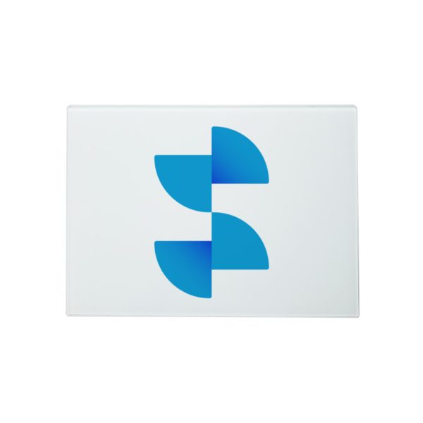 Szublimációs üveg vágódeszka 19x27cm - Sima