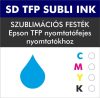 SD TFP Sublimation ink 1000ml cyan
