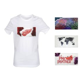   Szublimációs felvasalható simogatós flitteres forma - téglalap