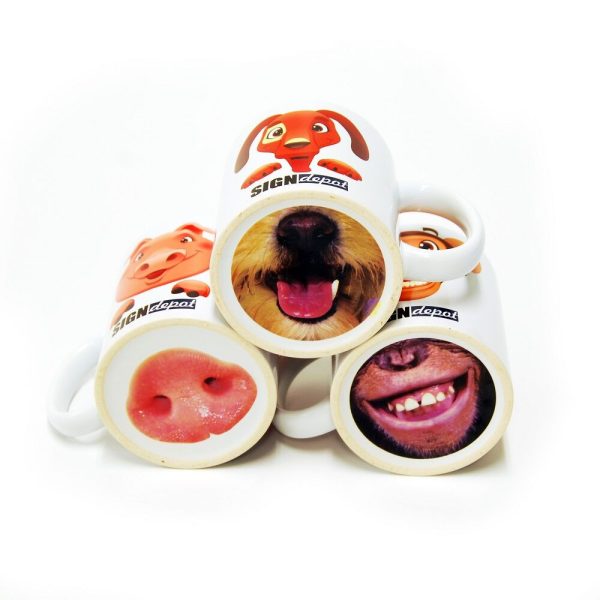Sublimation 11oz Funny animal mouth ceramic mug