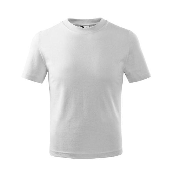 Malfini Osnovna bombažna majica za otroke - BELA