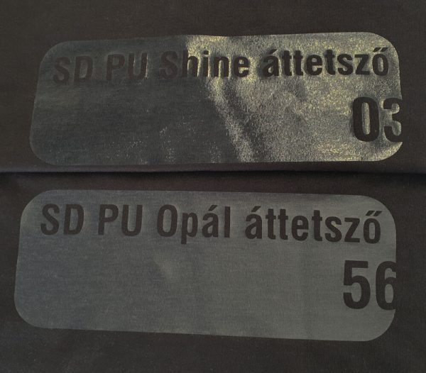 SD PU áttetsző vágható-vasalható fólia