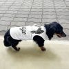 Sublimation dog T Shirt WHITE