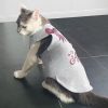 Sublimation dog T Shirt GREY