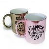 Sublimation metallic ceramic mug 3dl