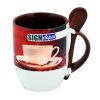 Sublimation color mug with spoon ORCA