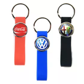 ID Gamax keyring round with silicone band