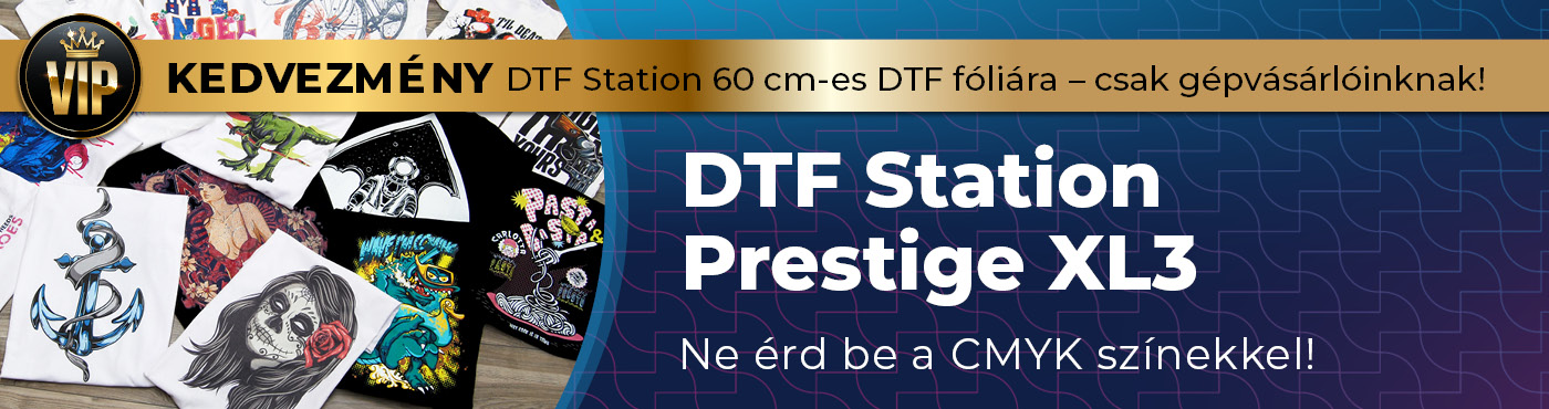 DTF Station Prestige XL3 60cm tekercses DTF nyomtató szett
