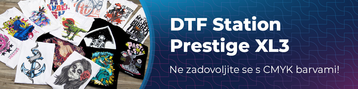   DTF Station Prestige XL3 60 cm komplet za tiskanje DTF na kolute z Seismo L24R
