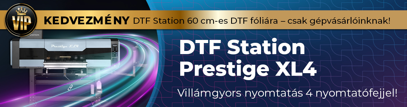 DTF Station Prestige XL4 60cm tekercses DTF nyomtató szett
