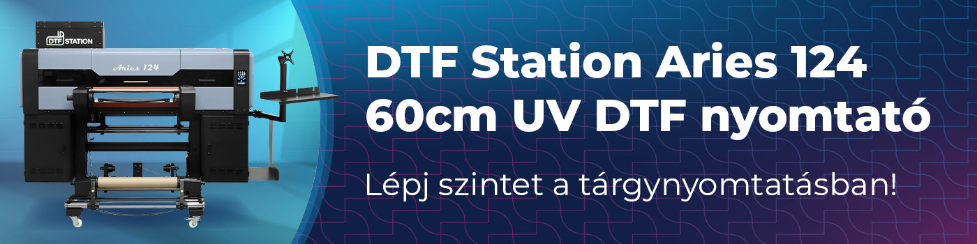 DTF Station Aries 124 60cm tekercses UV DTF nyomtató szett
