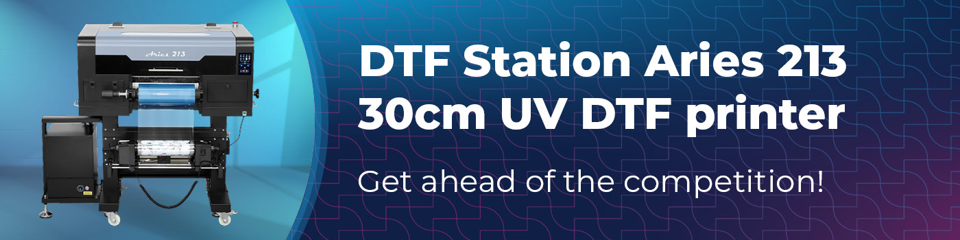 DTF Station Aries 213 30cm valjčni UV DTF tiskalni komplet
