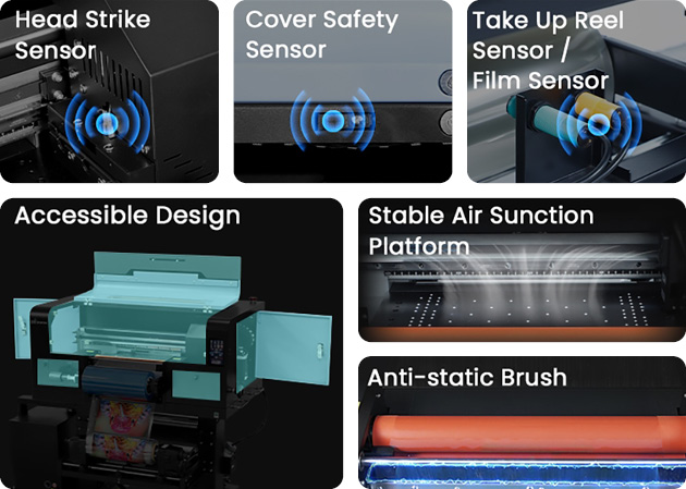 DTF Station Aries 213 30cm valjčni UV DTF tiskalni komplet
