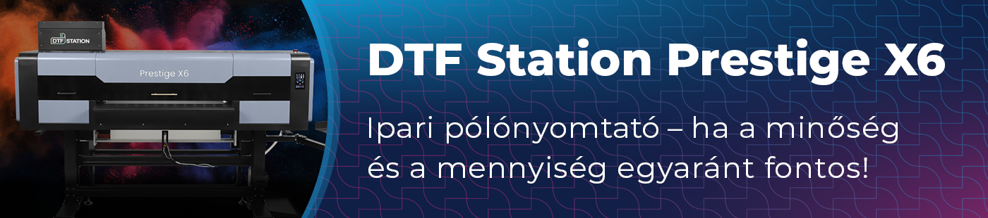   DTF Station Prestige X6 90cm tekercses DTF nyomtató szett Seismo V36R beégető egységgel
