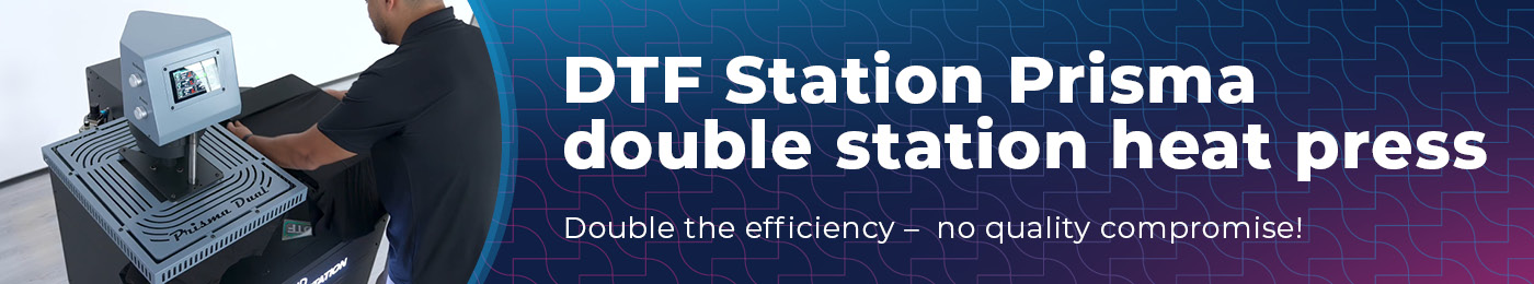 DTF Station Prisma dupla asztalos hőprés
