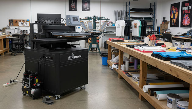 DTF Station Prisma dupla asztalos hőprés
