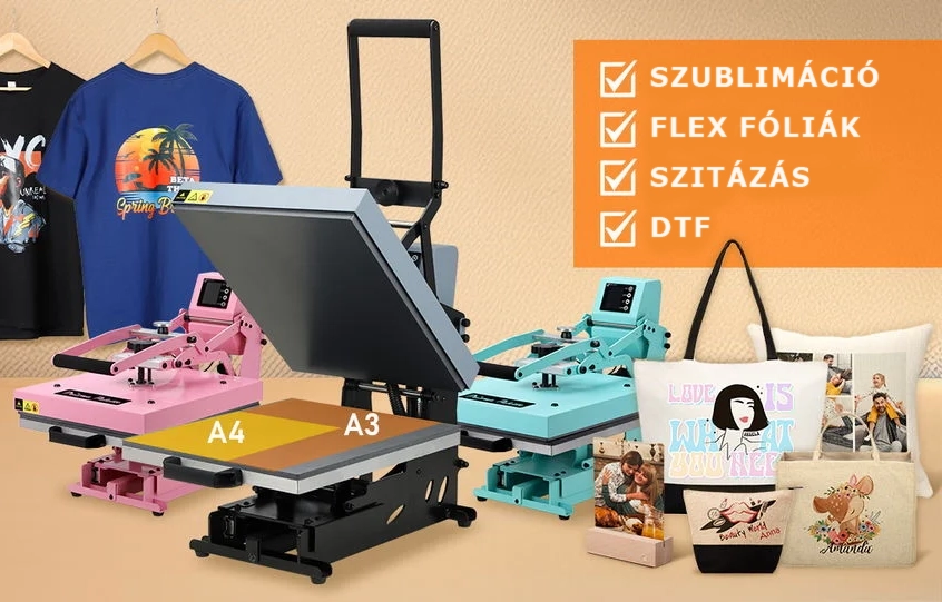 Galaxy GS-804 35x42 Auto Open + Slider sík hőprés
