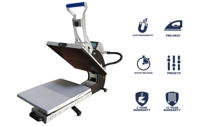 SEFA E-Clam Pro ravna toplotna stiskalnica 40x50

