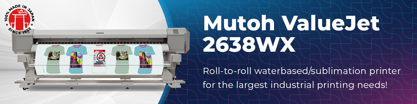   Mutoh ValueJet VJ-2638WX vízbázisú/szublimációs nyomtató
